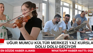 UĞUR MUMCU KÜLTÜR MERKEZİ YAZ KURSLARIYLA DOLU DOLU GEÇİYOR