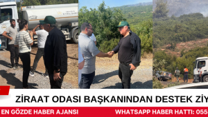 ZİRAAT ODASI BAŞKANINDAN DESTEK ZİYARETİ
