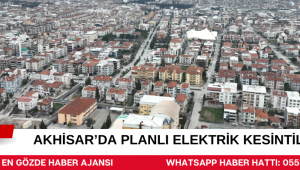 Akhisar’da Planlı Elektrik Kesintileri