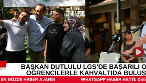 Başkan Dutlulu LGS'de Başarılı Olan Öğrencilerle Kahvaltıda Buluştu  