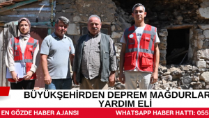 Büyükşehirden Deprem Mağdurlarına Yardım Eli
