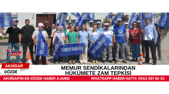 MEMUR SENDİKALARINDAN HÜKÜMETE ZAM TEPKİSİ 