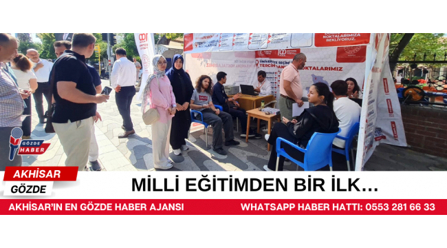 MİLLİ EĞİTİMDEN BİR İLK…