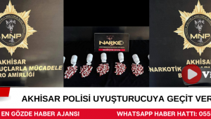 Akhisar Polisi Uyuşturucuya Geçit Vermedi