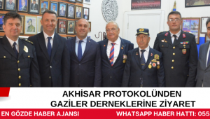 Akhisar Protokolünden Gaziler Derneklerine Ziyaret