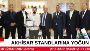 AKHİSAR STANDLARINA YOĞUN İLGİ