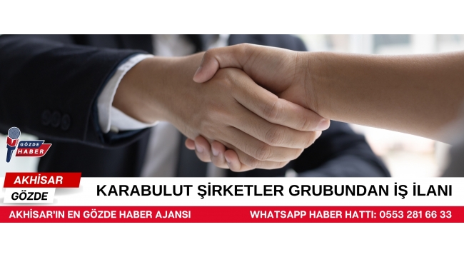 KARABULUT ŞİRKETLER GRUBUNDAN DUYURULUR