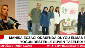 Manisa Eczacı Odası’nda Duygu Elmas Mutlu Yoğun Destekle Güven Tazeledi !