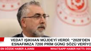 Vedat Işıkhan müjdeyi verdi: “2028’den önce esnafımıza 7200 prim günü sözü veriyoruz”