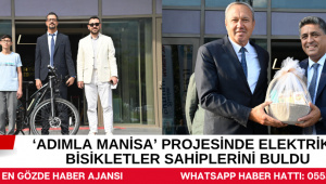 ‘Adımla Manisa’ Projesinde Elektrikli Bisikletler Sahiplerini Buldu