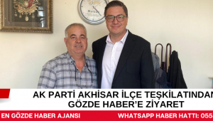 AK Parti Akhisar İlçe Teşkilatından Gözde Haber’e Ziyaret