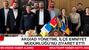 AKGİAD Yönetimi, İlçe Emniyet Müdürlüğü’nü Ziyaret Etti