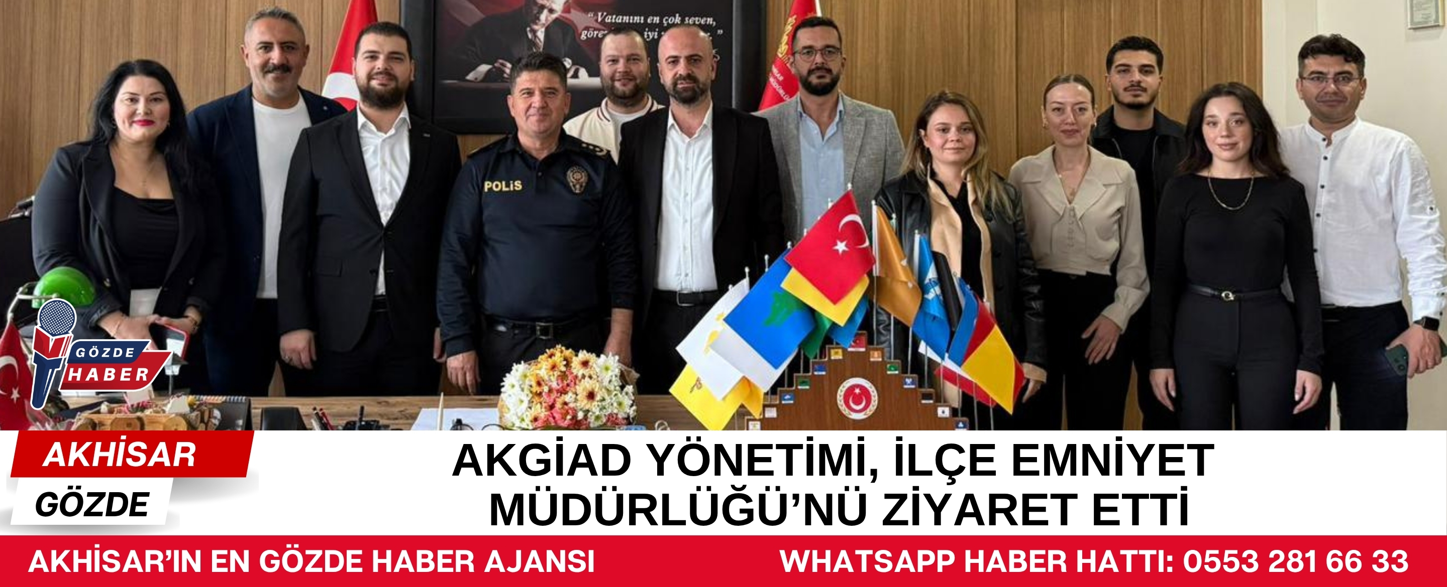 AKGİAD Yönetimi, İlçe Emniyet Müdürlüğü’nü Ziyaret Etti
