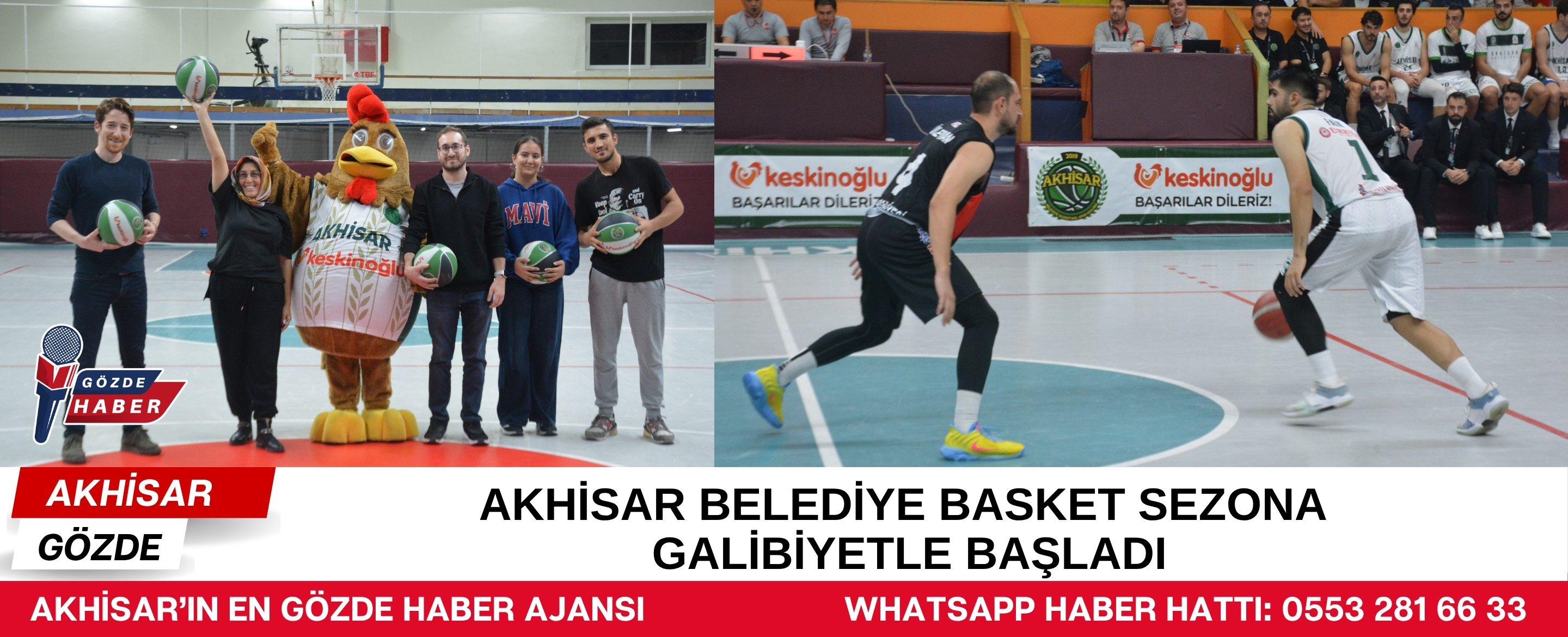 Akhisar Belediye Basket Sezona Galibiyetle Başladı