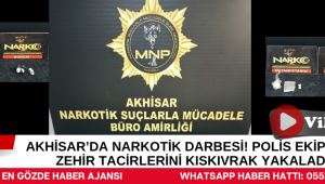 Akhisar'da Narkotik Darbesi! Polis Ekipleri Zehir Tacirlerini Kıskıvrak Yakaladı