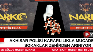 Akhisar Polisi Kararlılıkla Mücadelede: Sokaklar Zehirden Arınıyor