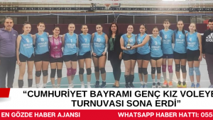 “Cumhuriyet Bayramı Genç Kız Voleybol Turnuvası Sona Erdi”
