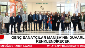 Genç Sanatçılar Manisa’nın Duvarlarını Renklendirecek