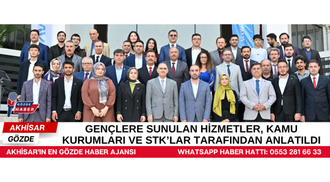 Gençlere sunulan hizmetler, kamu kurumları ve STK’lar tarafından anlatıldı