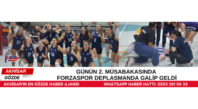 GÜNÜN 2. MÜSABAKASINDA FORZA SPOR DEPLASMANDA GALİP GELDİ