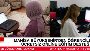Manisa Büyükşehir’den Öğrencilere Ücretsiz Online Eğitim Desteği