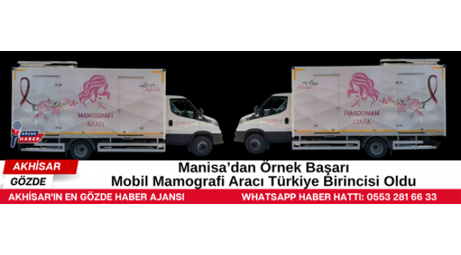 Mobil Mamografi Aracı Türkiye Birincisi Oldu