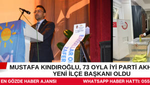MUSTAFA KINDIROĞLU, İYİ PARTİ AKHİSAR İLÇE BAŞKANI SEÇİLDİ