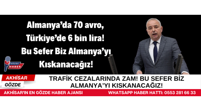 Trafik Cezalarında Zam! Bu sefer Biz Almanya’yı Kıskanacağız!
