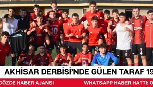 Akhisar Derbisi’nde Gülen Taraf 1922 Oldu!