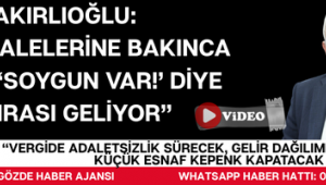 Bakırlıoğlu: “Kamu İhalelerine Bakınca İnsanın ‘Soygun Var!’ Diye Bağırası Geliyor”