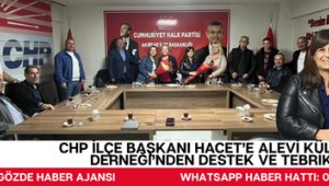 CHP İlçe Başkanı Hacet’e Alevi Kültür Derneği’nden Destek ve Tebrik