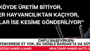 CHP'Lİ BAŞEVİRGEN: 
