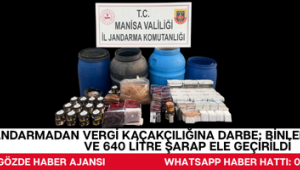 Jandarmadan Vergi Kaçakçılığına Darbe: Binlerce Makaron ve 640 Litre Şarap Ele Geçirildi