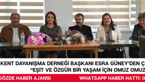 Kent Dayanışma Derneği Başkanı Esra Güney’den Çarpıcı Çağrı: “Eşit ve Özgür Bir Yaşam İçin Omuz Omuza”