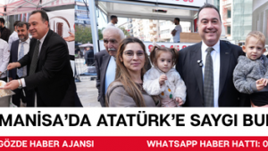 Manisa’da Atatürk’e Saygı Buluşması