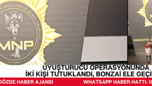 Uyuşturucu Operasyonunda İki Kişi Tutuklandı, Bonzai Ele Geçirildi