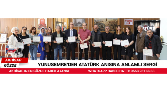 YUNUSEMRE’DEN ATATÜRK ANISINA ANLAMLI SERGİ 