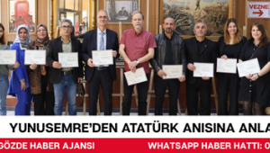 YUNUSEMRE’DEN ATATÜRK ANISINA ANLAMLI SERGİ