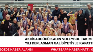 Akhisargücü Kadın Voleybol Takımı Yılı Deplasman Galibiyetiyle Kapattı