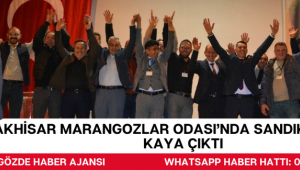 Akhisar Marangozlar Odası'nda Sandıktan Ümit Kaya Çıktı