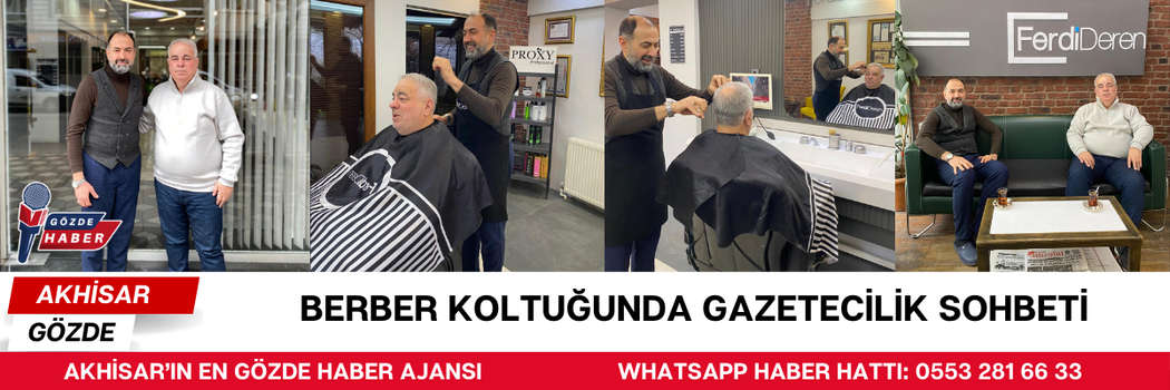 Berber Koltuğunda Gazetecilik Sohbeti