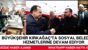 Büyükşehir Kırkağaç’ta Sosyal Belediyecilik Hizmetlerine Devam Ediyor