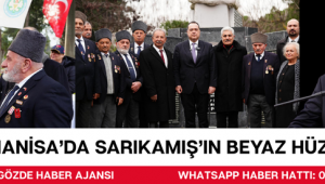  Manisa’da Sarıkamış’ın Beyaz Hüznü Anıldı