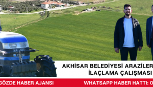 AKHİSAR BELEDİYESİ ARAZİLERİNDE BUĞDAYDA İLAÇLAMA ÇALIŞMASI YAPILDI