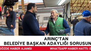 ARINÇ’TAN BELEDİYE BAŞKAN ADAYLIĞI SORUSUNA YANIT