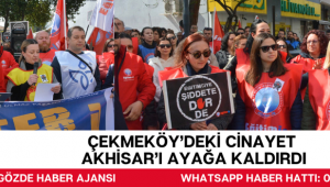 Çekmeköy’deki Cinayet Akhisar’ı Ayağa Kaldırdı