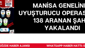 Manisa Genelinde Uyuşturucu Operasyonu: 138 Aranan Şahıs Yakalandı