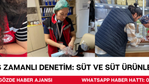 81 İLDE EŞ ZAMANLI DENETİM: SÜT VE SÜT ÜRÜNLERİ MERCEK ALTINDA