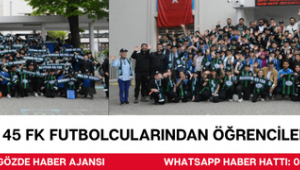 Akhisar 45 FK Futbolcularından Öğrencilere Moral Ziyareti