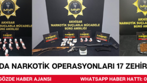 Akhisar’da Narkotik Operasyonları: 17 Zehir Taciri Tutuklandı